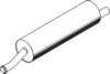 DINEX 80338 Middle-/End Silencer